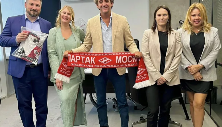 River Plate afianza su vínculo con Rusia y Spartak Moscú