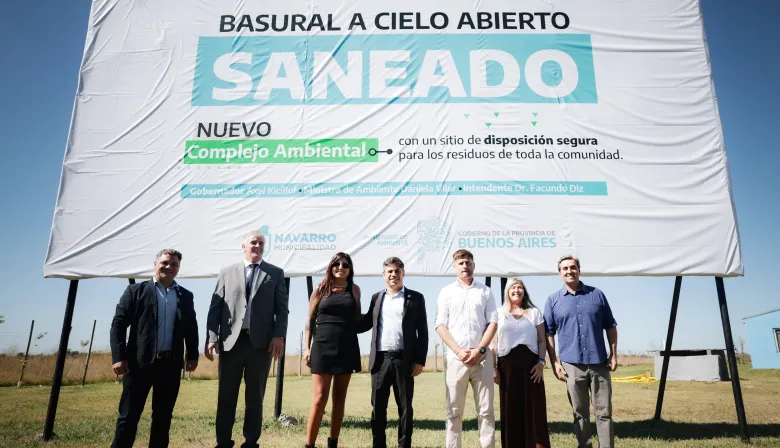 "Gobernador libertario": la chicana de Kicillof a Milei tras cerrar un basural en Navarro