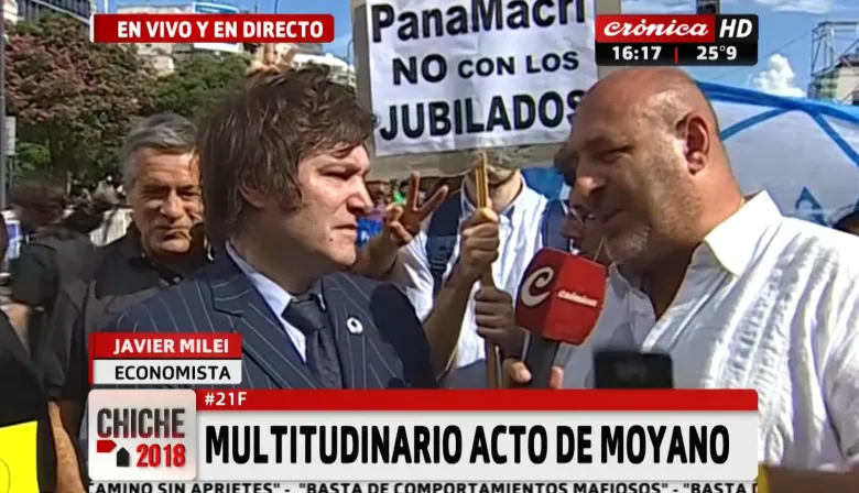 El día que Milei marchó con Moyano contra Macri por el rol de los trabajadores