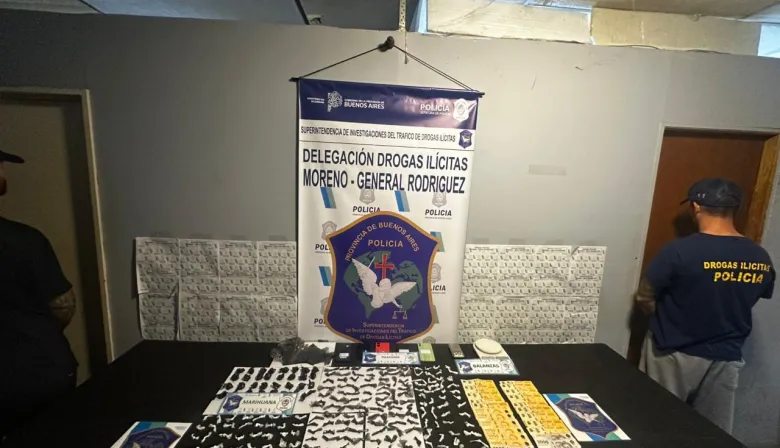 Droga fraccionada: cómo fue el operativo que golpeó al narcomenudeo en General Rodríguez