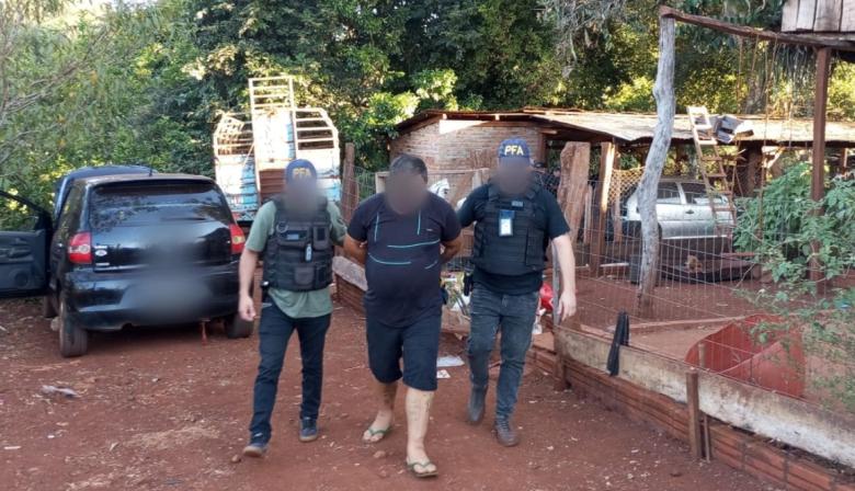 Detuvieron a un narco con notificación roja de Interpol viviendo en Misiones