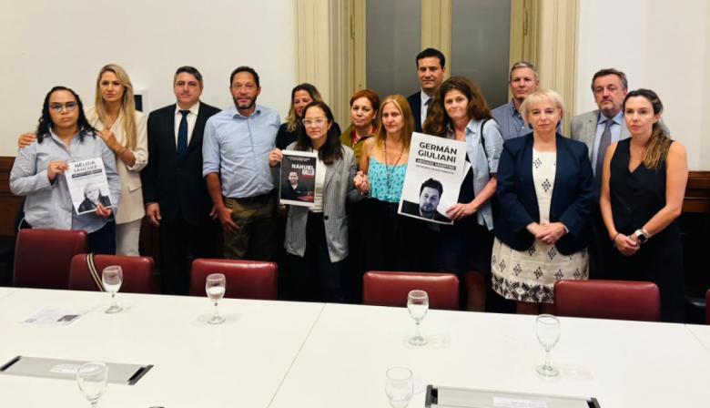 Nahuel Gallo y Germán Giuliani: pedido al Congreso con Bullrich por los rehenes