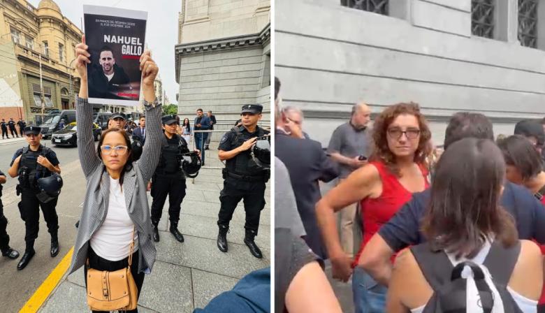 La esposa de Nahuel Gallo encaró a Solano, Del Plá y Biasi: su polémica reacción