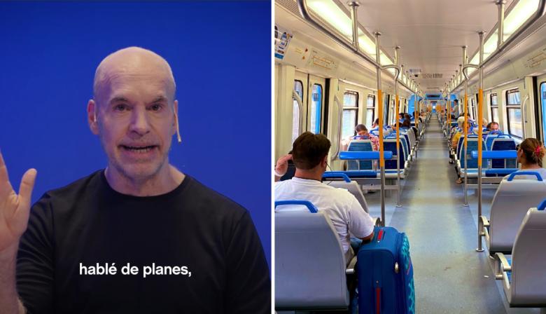 Trenes VIP solo para porteños: la idea de Larreta para recuperar CABA en 2027