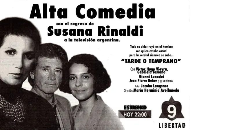 El éxito de Alta comedia: la ficción más exitosa de Canal 9