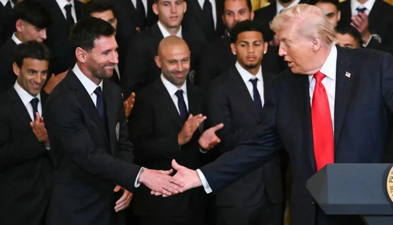 Lionel Messi y el Inter Miami visitaron a Donald Trump en la Casa Blanca