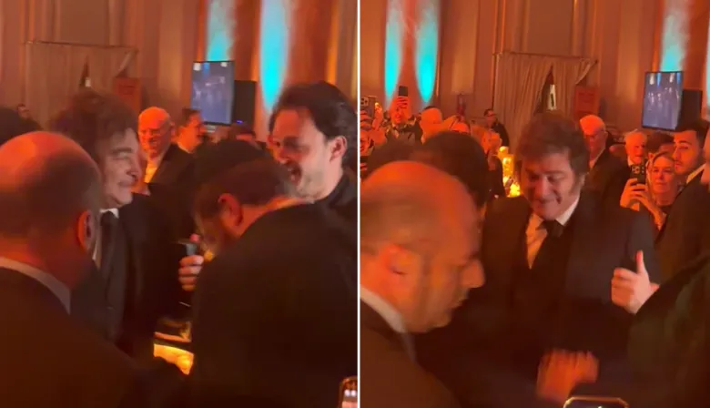 Milei en Nueva York: homenaje, cena y baile con judíos ortodoxos