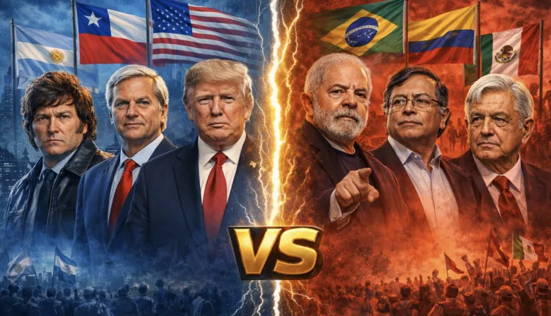 Dos Américas Latinas: el eje Milei–Trump-Kast–Machado frente al bloque Lula–Petro–AMLO