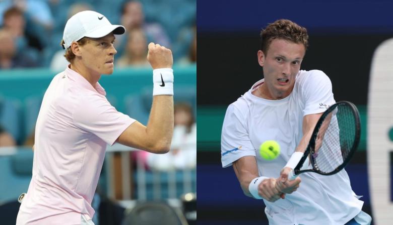 Sinner vs. Lehecka: choque inesperado en la final del Miami Open