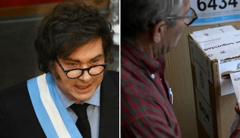 ¿Voto optativo en las PASO? cuándo tantea Milei el cambio y en qué elecciones