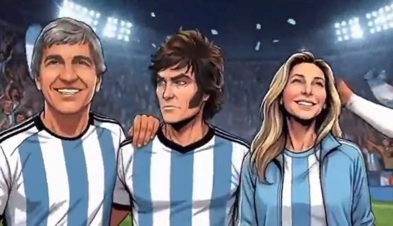 Milei contra los “kukas”: el bizarro video con un relato a lo Víctor Hugo Morales