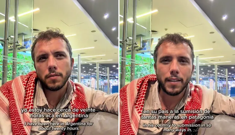 Thiago Ávila deportado de Argentina: el video que grabó desde el aeropuerto