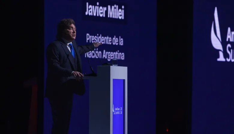 Inflación y otras perlitas: la nube de palabras del discurso de Milei en AmCham