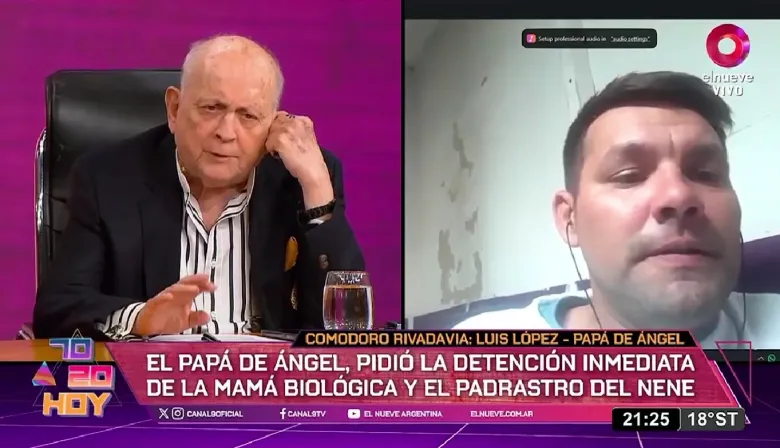Crimen de Ángel: el padre habló con Gelblung y apuntó a la Justicia