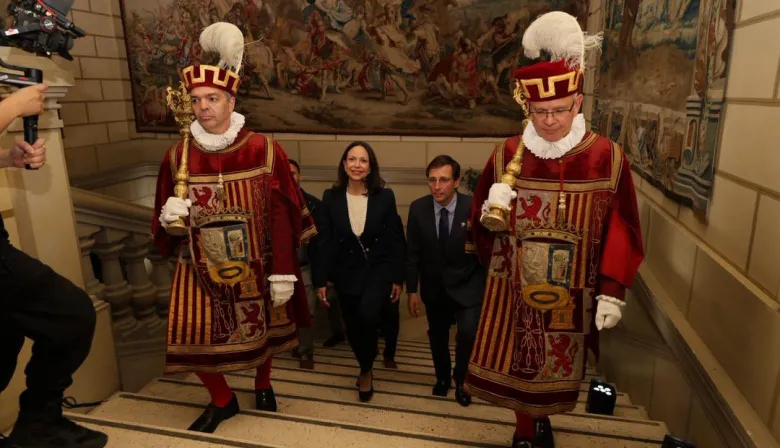 Madrid le dio la Llave de Oro a María Corina Machado: el mensaje detrás