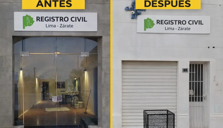 Zárate: la pelea entre Matzkin y Kicillof volvió por el Registro Civil de Lima