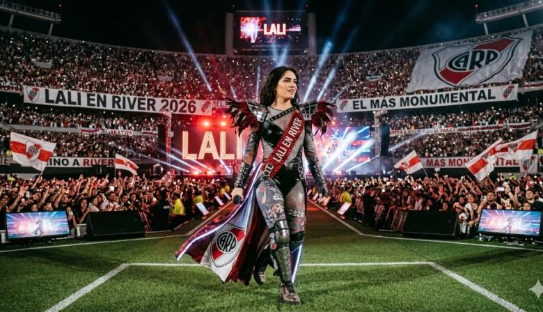 Cómo se prepara Lali Espósito para River: arranca una serie con material inédito