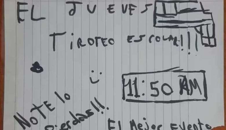 Alerta nacional por amenazas de tiroteos en colegios de distintas provincias