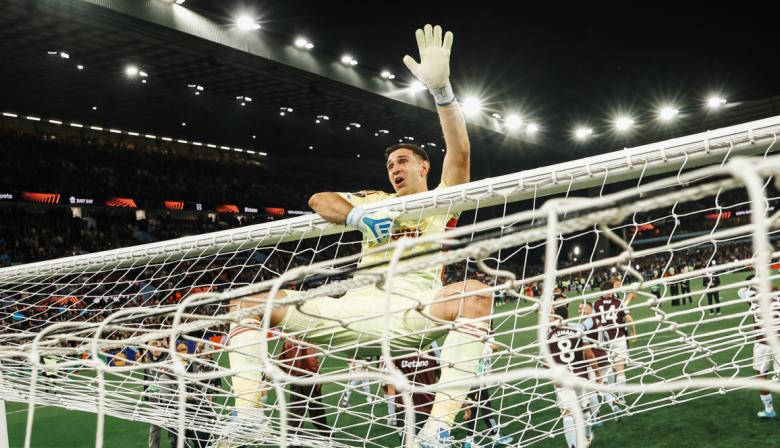 Aston Villa, a la final de la Europa League con el Dibu y Buendía como figuras