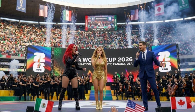 FIFA reinventa la ceremonia mundialista con artistas top y tres aperturas simultáneas