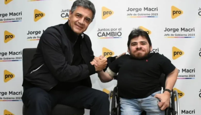 Rinaldi retuiteó a Jorge Macri y dejó una señal desde el colectivo de discapacidad