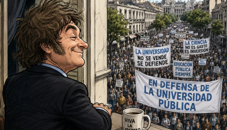 Fragmentada semana política: Uñac, Milei vs. Plager y la marcha universitaria