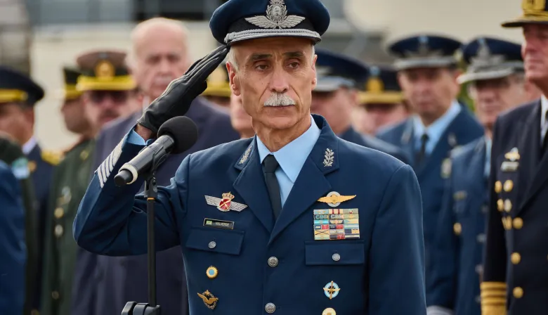 Cómo se defendió el jefe de la Fuerza Aérea del escándalo que enojó a Villarruel