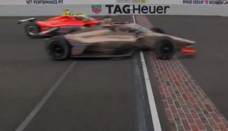 Félix Rosenqvist ganó unas 500 Millas de Indianápolis infartantes tras un final histórico