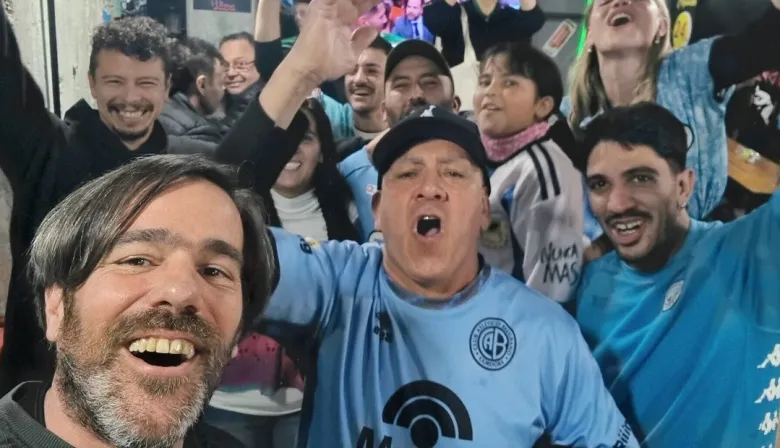 Belgrano campeón: la foto del festejo de un diputado nacional desde CABA