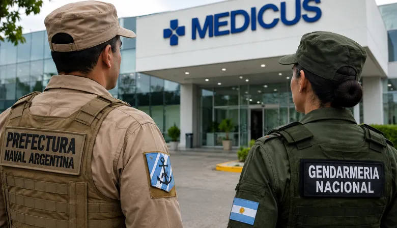 Prefectura y Gendarmería a Medicus: dudas y temor por los $389.500 adicionales