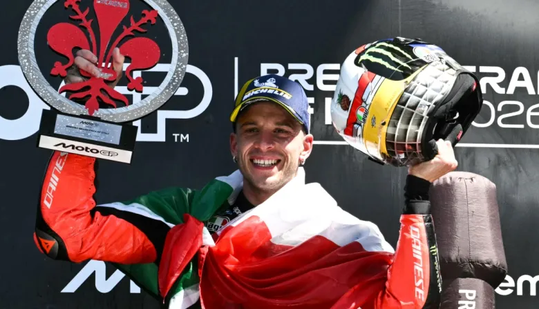 Marco Bezzecchi hace historia con Aprilia al conquistar el Gran Premio de Italia