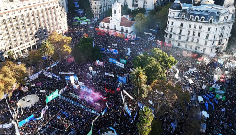 Marcha Federal Universitaria: las 10 frases clave del discurso en Plaza de Mayo