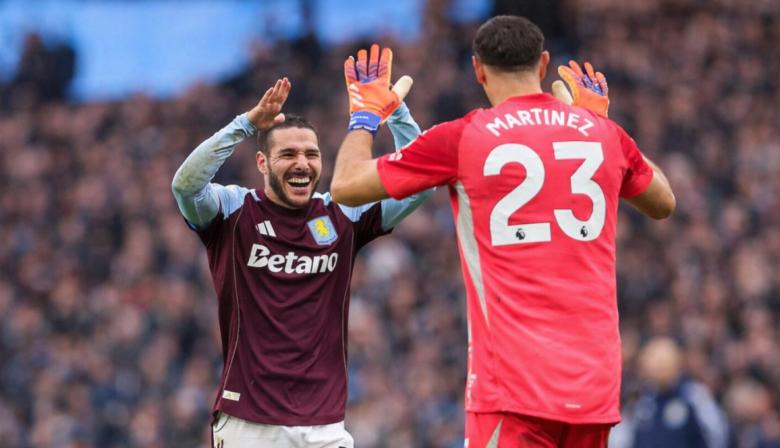 El Dibu y Buendía, campeones de la Europa League con el Aston Villa
