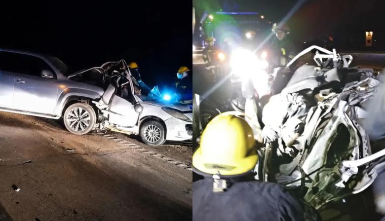 Tragedia en la Ruta 6: cinco muertos en un choque cerca de San Vicente