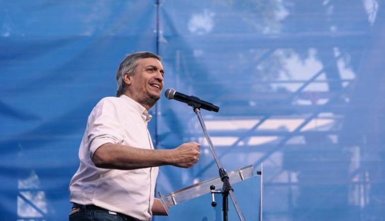 CFK candidata y dardos al interior del PJ: las frases de Máximo Kirchner en Parque Lezama