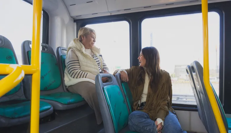 Paula Cháves volvió a viajar en colectivo: el increíble motivo