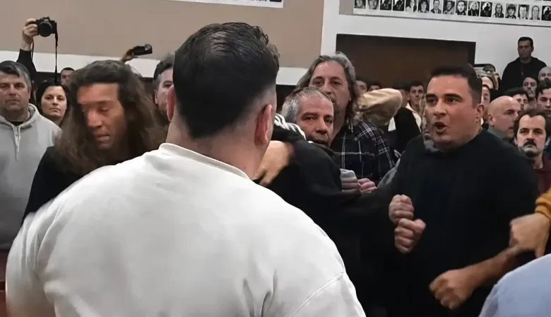Piñas, insultos y caos: el debate por Uber terminó en una batalla campal en Mar del Plata