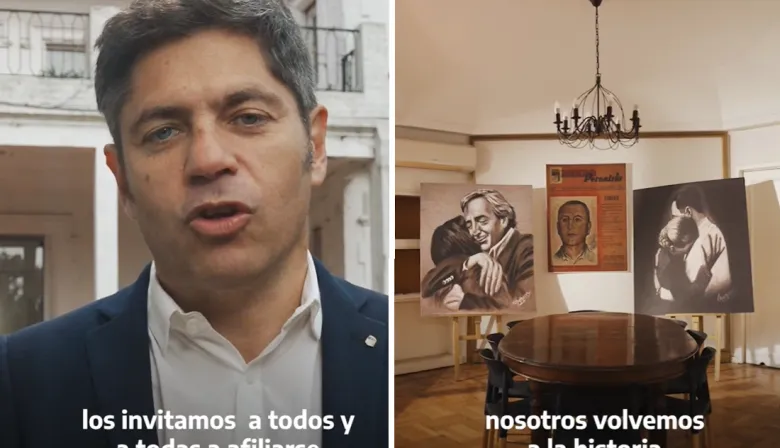 Kicillof agita el PJ PBA: qué anunció desde la última casa de Perón