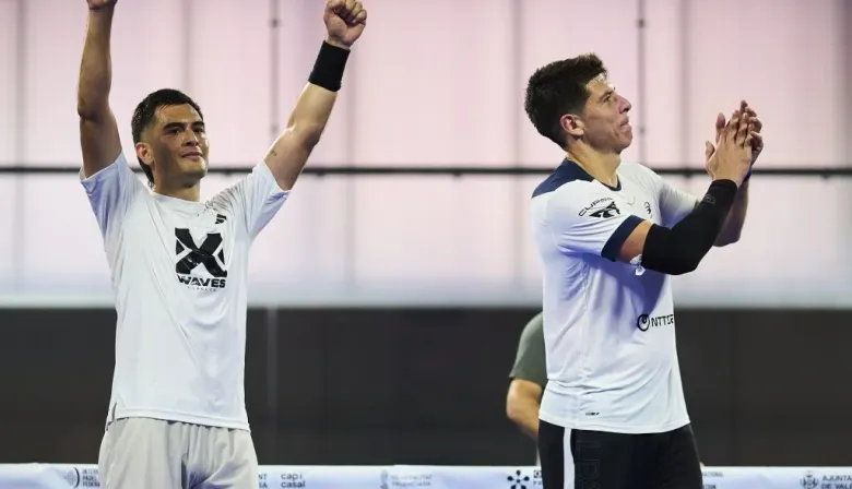 Pádel: los argentinos Arce‑Tello sorprenden en Valencia y ya están en cuartos de final