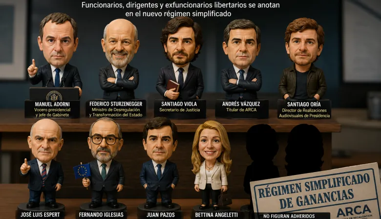 Funcionarios libertarios estrenan el nuevo Ganancias simplificado de ARCA