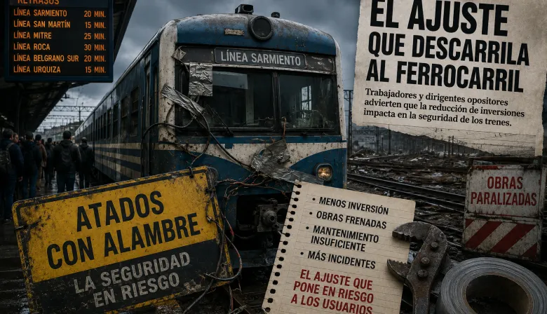 Crecen las alarmas por el estado de los trenes y la oposición apunta al ajuste de Milei