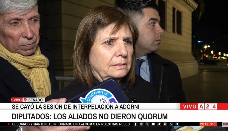 Bullrich ratificó que bajó a Adorni del Senado: el rol clave de Karina Milei