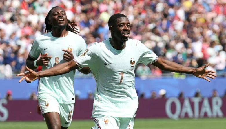 Dembélé eclipsó a Mbappé y Haaland en la goleada de Francia a Noruega por 4-1