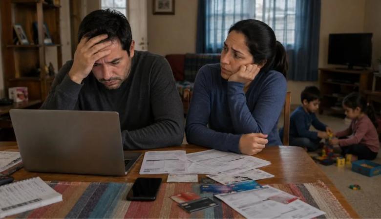 El atraso en créditos ya golpea el bolsillo: 12,1% de las familias no paga