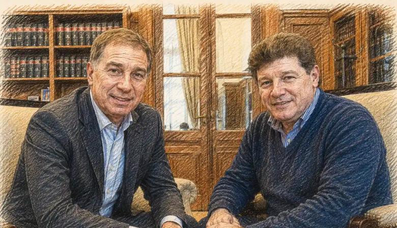 Santilli recibió a Melella: por qué el de Tierra del Fuego llegó debilitado