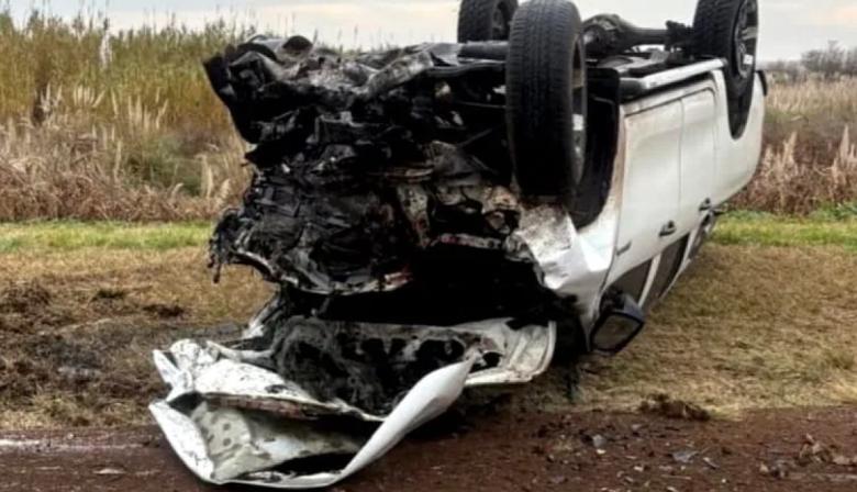 Una curva fatal: murieron cuatro personas en un choque frontal en Santa Fe