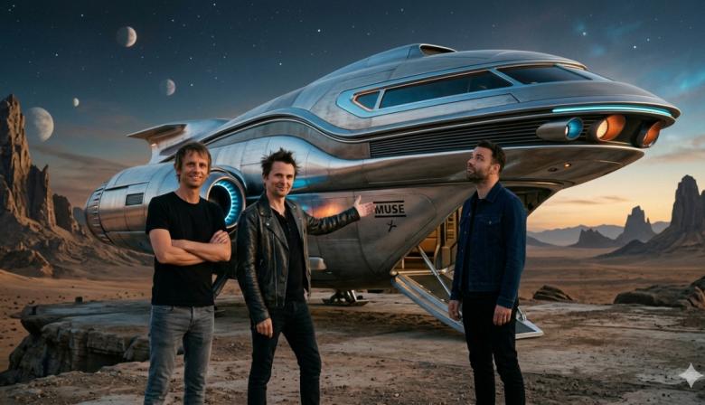 Una nave espacial en vivo: la apuesta de Muse para reinventar sus conciertos