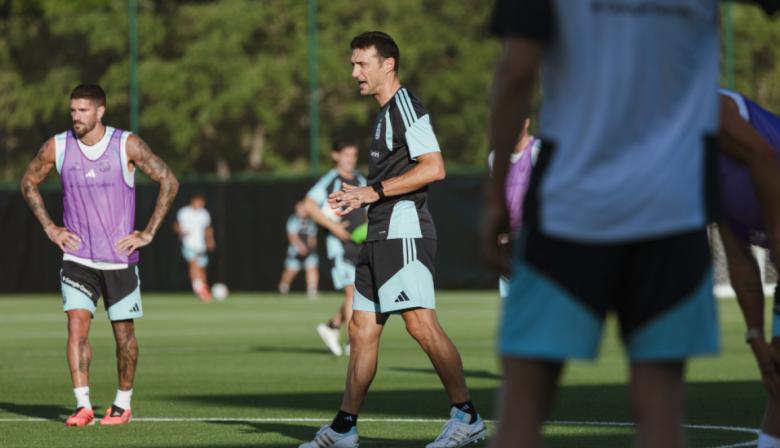 Argentina arrancó en Kansas con el primer entrenamiento de los convocados