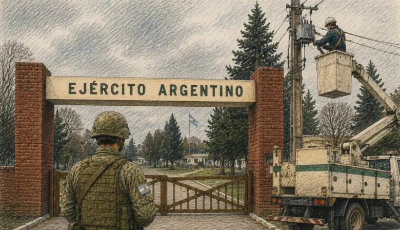 Le cortaron la luz al Ejército en Neuquén por deber $72 millones: qué se destapó