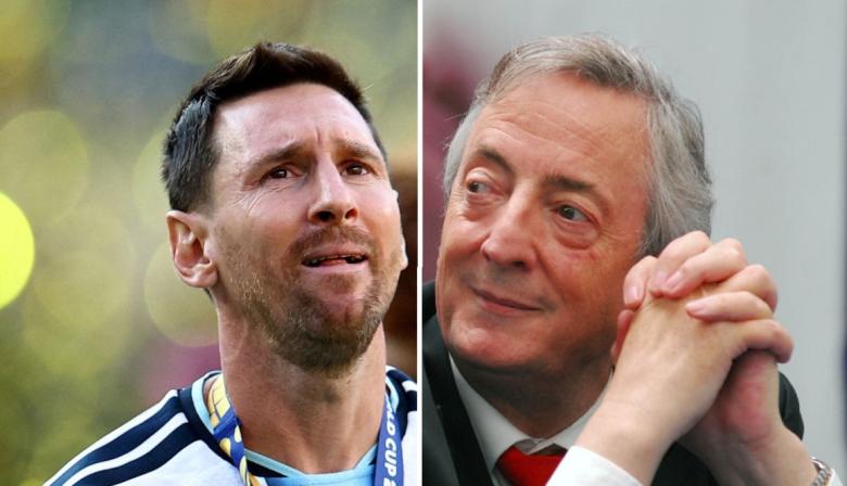 Messi por Néstor Kirchner en la Costanera de Santa Fe: el motivo del cambio
